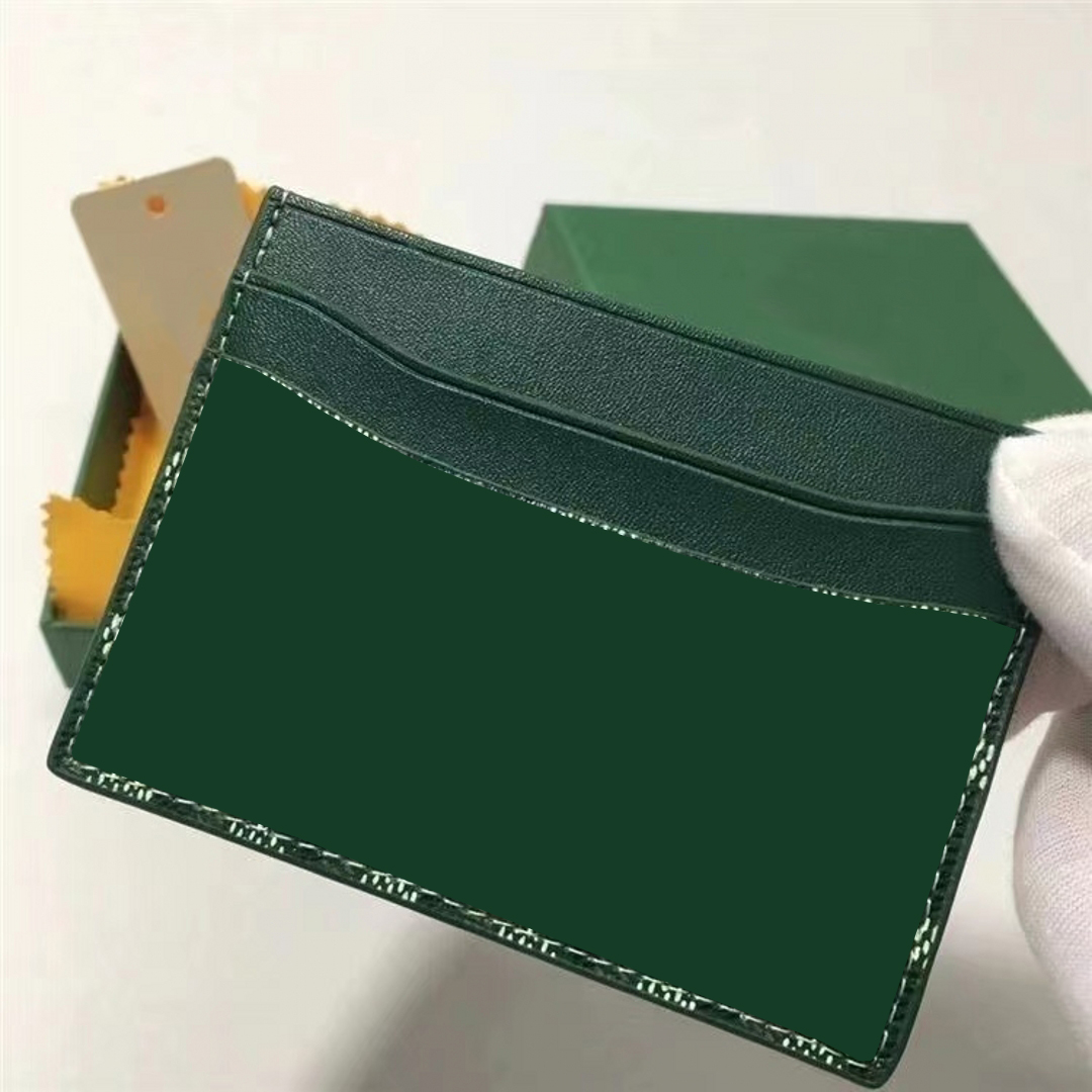 Titolari di carte di moda di design di lusso 5 slot carte Portafogli da uomo da donna con portamonete Carte di credito a doppia faccia Coin Mini Portafogli forma i G50117