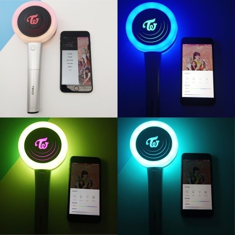 LED-Lichtstäbe Kpop Twice Stick Toys Ver.2 Koreanisches Team CANDY BONG Z Stick Blinkender Stab Konzerte Album Glimmlampe 221105