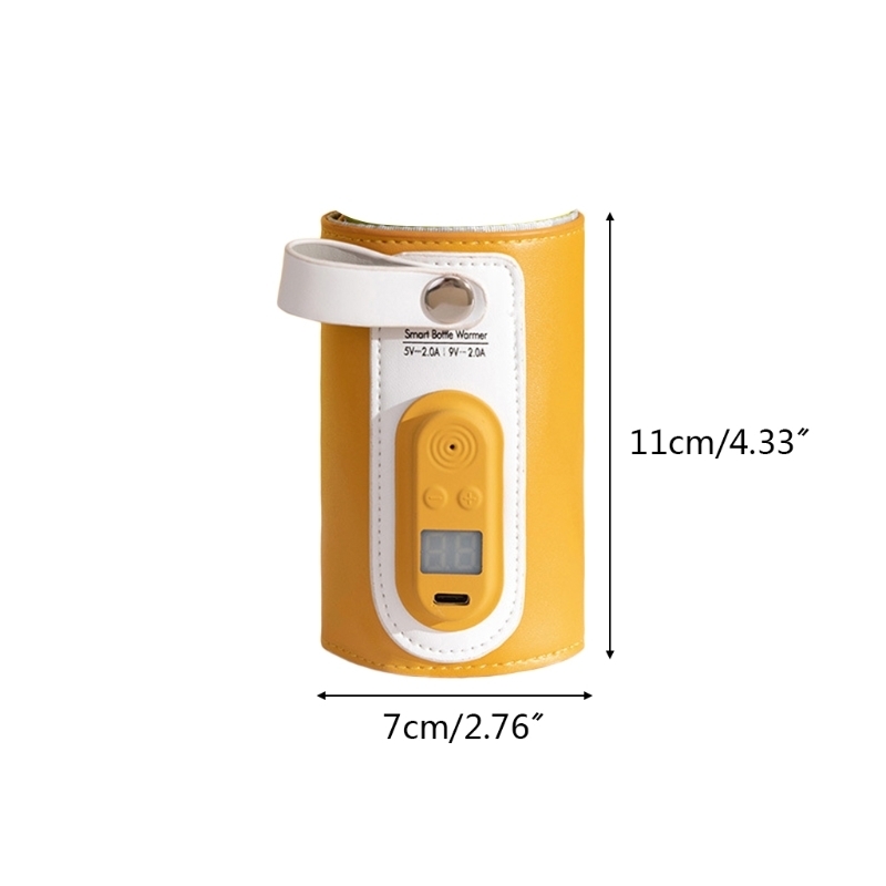 Bottle Warmers Sterilizers# USB Baby Portable Travel Milk Infant Feeding Heating Cover Insulations Thermostat Food Heater 221104