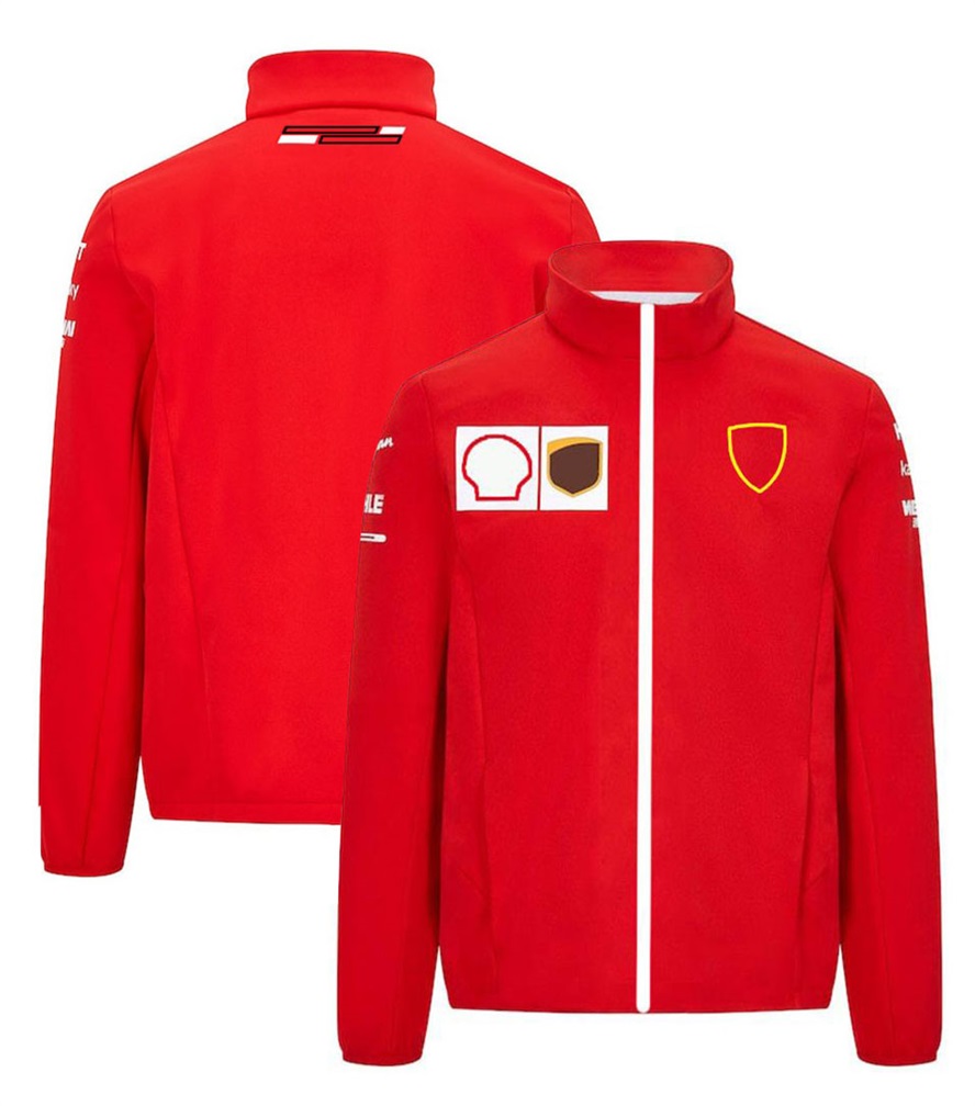 Uniforme de l'équipe F1 pour hommes et femmes, veste chaude à manches longues avec fermeture éclair, pull de course d'automne et d'hiver