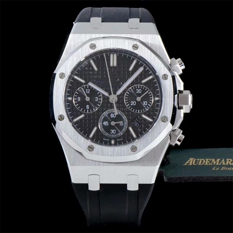 Om Montree De Luxe Luxury Watch 41mm 2385 Kronograf Mekanik Hareket Sandviç Sekizgen Kılıfları Erkekler Saatler Relojes Bilek Swatches