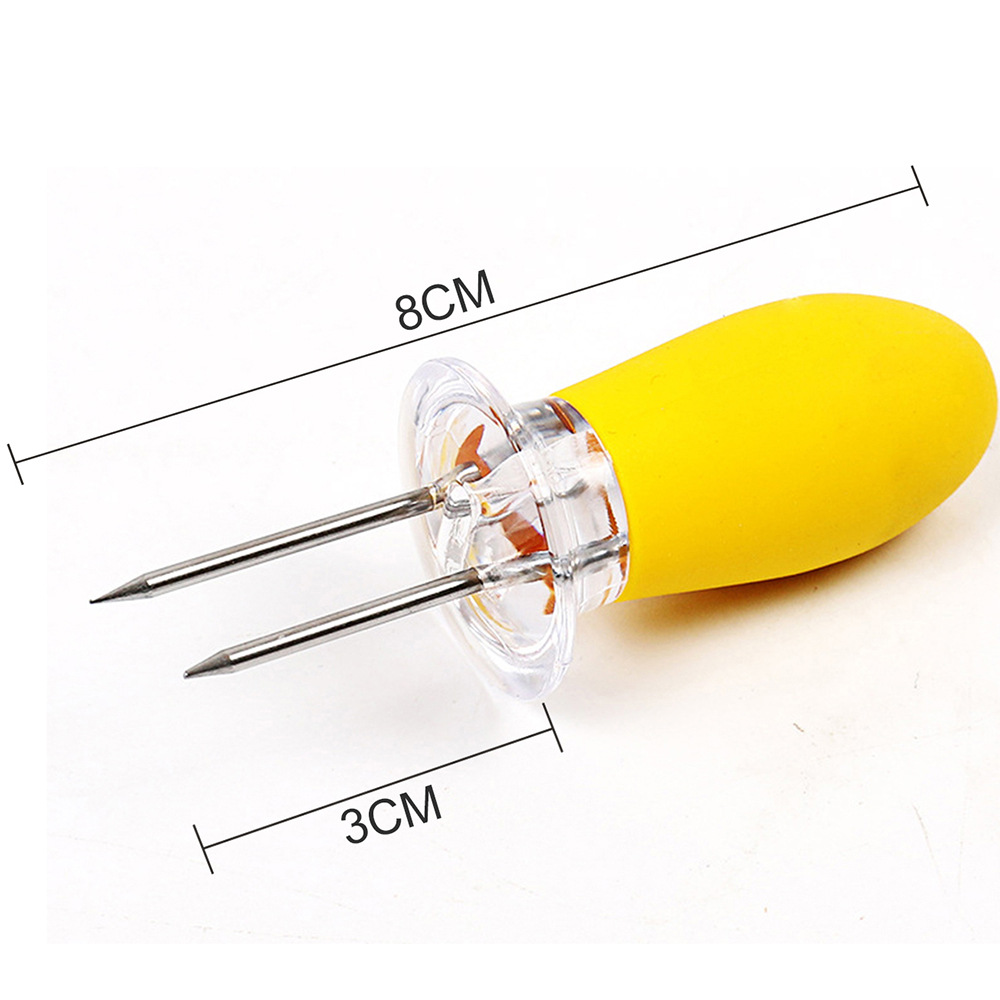 de aço inoxidável milho garfos duráveis ​​milho de milho de espuma de ferramenta de ferramentas de jardim de piquenique para piquenique garfo dh89