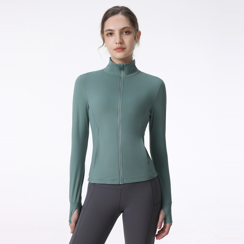 LL-1305 Fitness Zużycie damskiej odzieży sportowej strój jogi zewnętrzne kurtki kardiganowe odzież na zewnątrz Casualne ćwiczenia dla dorosłych
