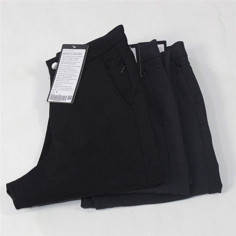 LL Pantaloni sportivi da uomo Casual Commission Leisure 28quot Pantaloni da allenamento Atletica Palestra Abbigliamento sportivo da jogging Pantaloni lunghi7499390