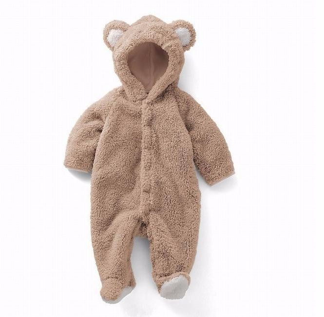 Strampler geborenes Baby Herbst Winter Warm Fleece Jungen Kostüm Baby Mädchen Kleidung Tier Overall Overalls 221107