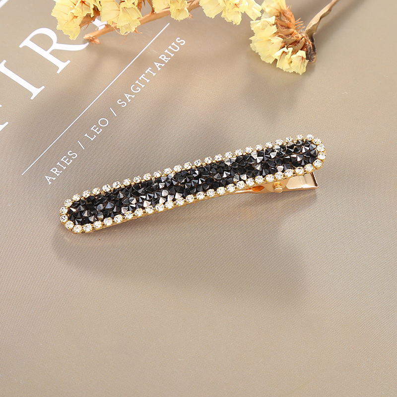 Rhinestone Bangs Hairstyle Hair Clips Barrettes Grip Hairpins for Women Length 7CM Wholesale Price