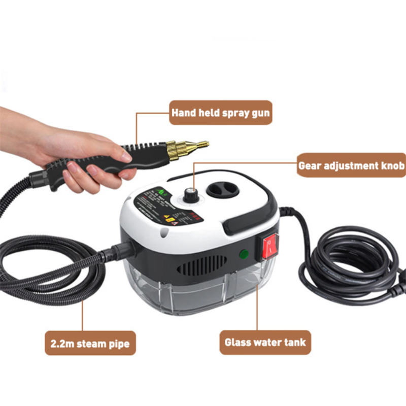 Ångstädare moppar Tillbehör Hög temperatur och tryck 2500W 110V 220V Elektrisk för luftkonditioneringskök Huven Clean 223Z