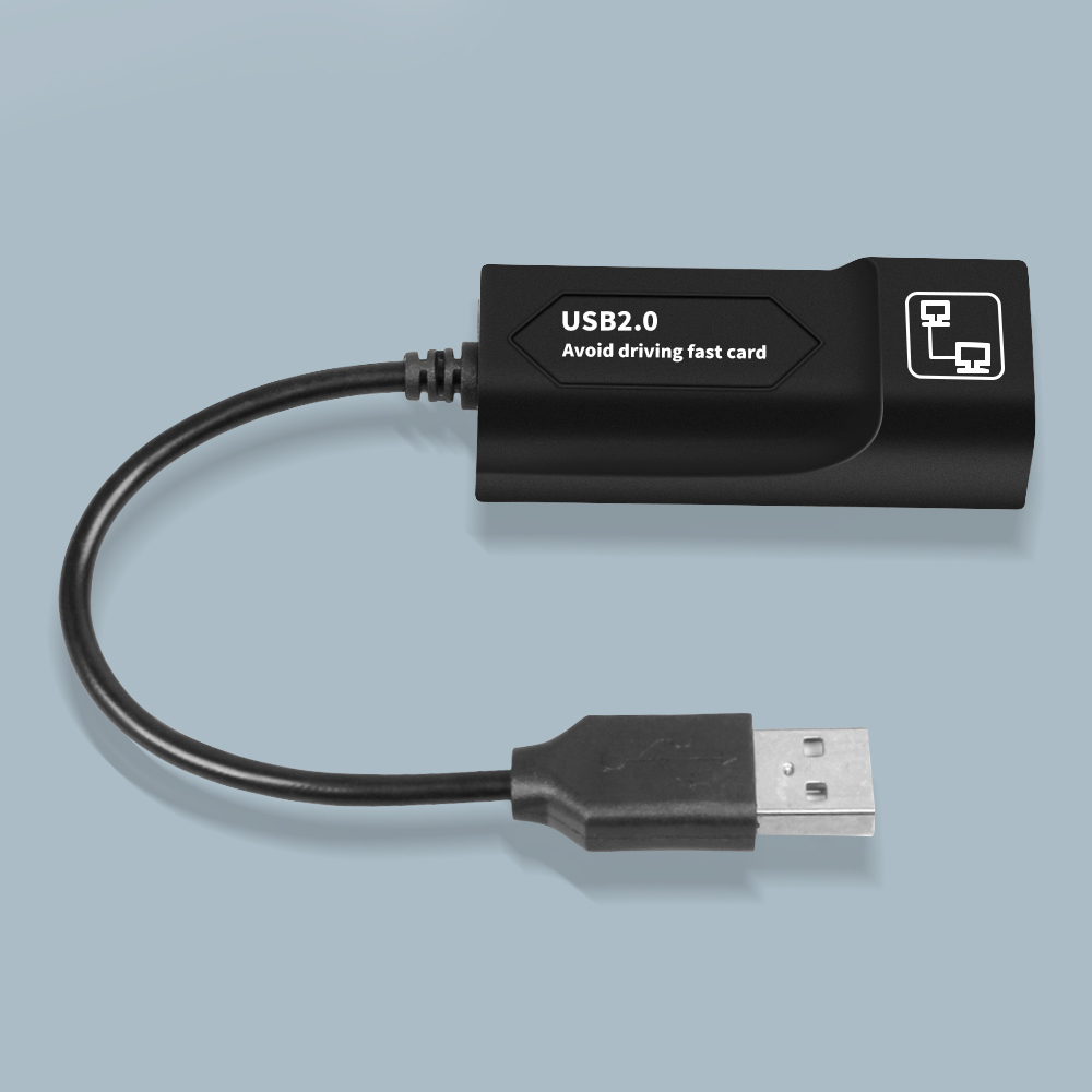 Adattanti di rete Goojodoq USB Ethernet Adattatore 2.0 Scheda a RJ45 LAN Win7/Win8/Win10 Laptop 221105