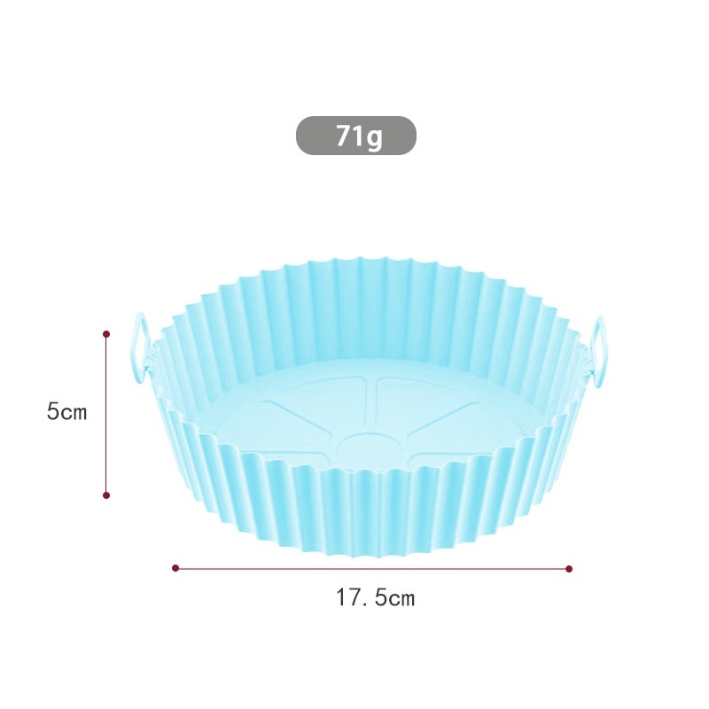 Silicone Baking Dish Basket Pot Tray Liner For Air Fryer Oven Accessories Pan Baking Mold Pastry Bakeware Kitchen Novel Shape Reusable