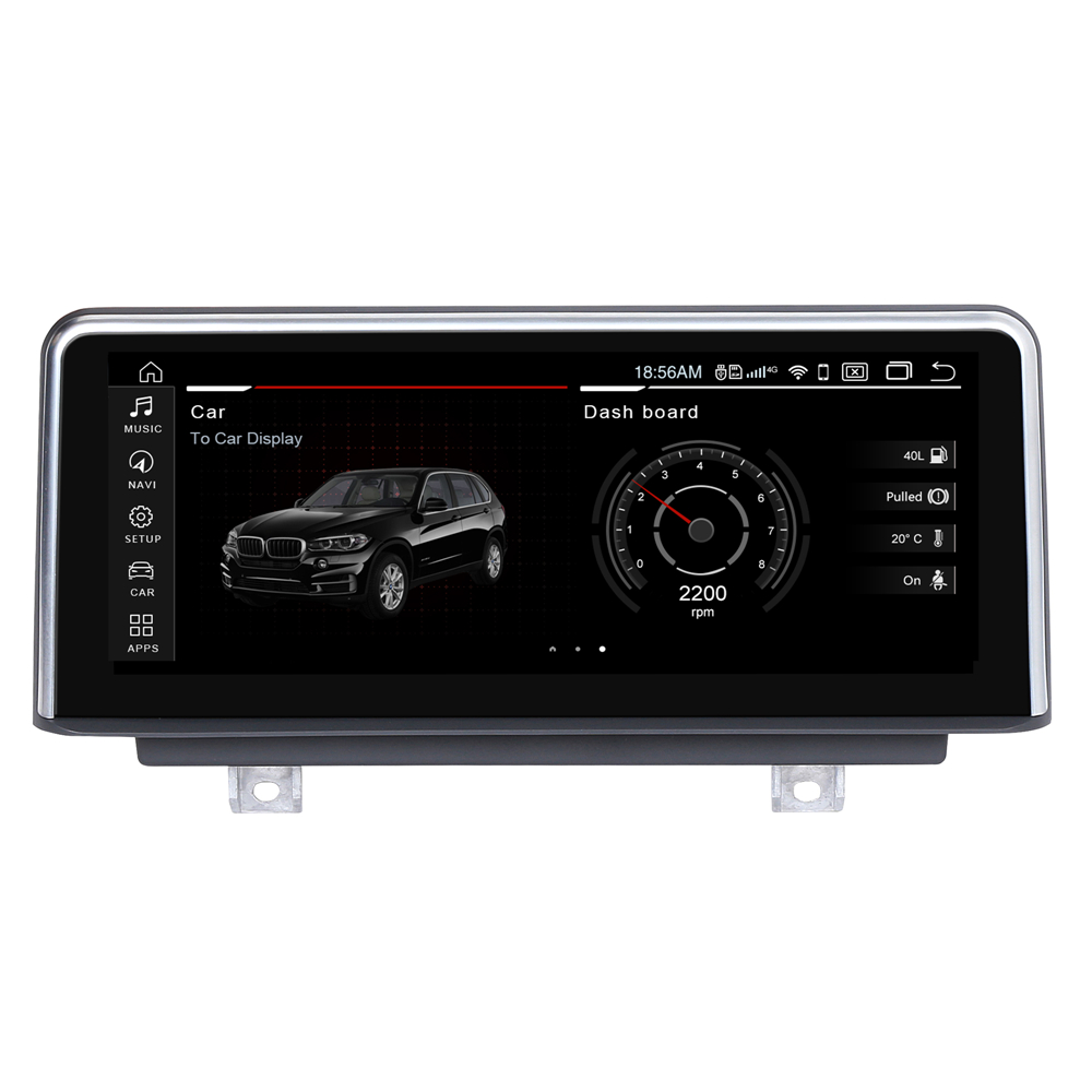 10.25 tum Android 12 CAR DVD-spelare för BMW 1-serie F20 F21 2013-2017 Original NBT-system WiFi 4G Sim CarPlay Bluetooth IPS Screen GPS Navigation Multimedia Stereo