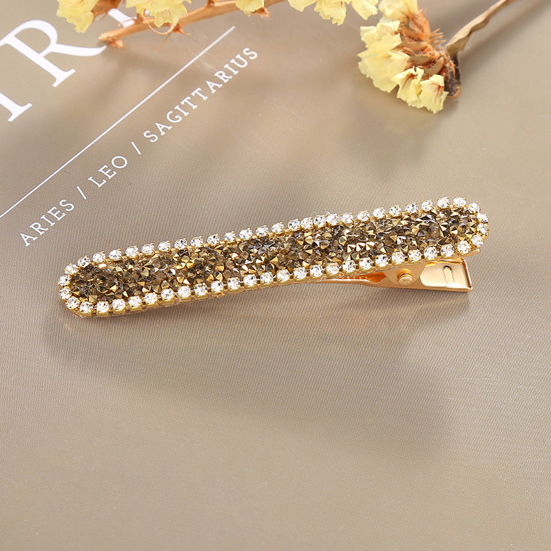 Rhinestone Bangs Hairstyle Hair Clips Barrettes Grip Hairpins for Women Length 7CM Wholesale Price