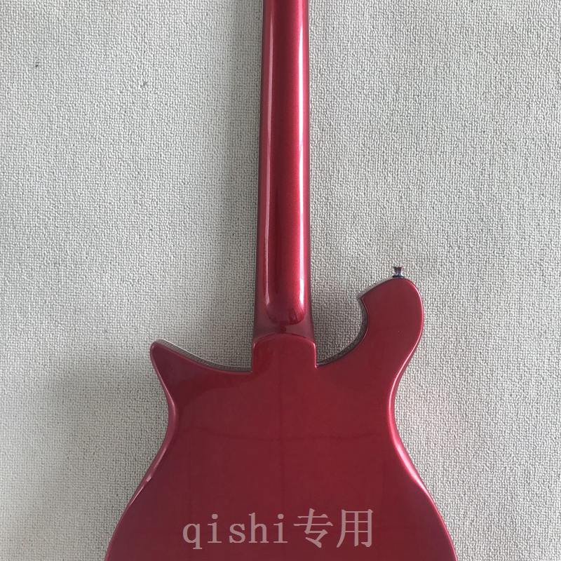 Nuevo producto, guitarra eléctrica ricken-backer, 2 piezas de pick-up, fotos reales, guitarra de color rojo