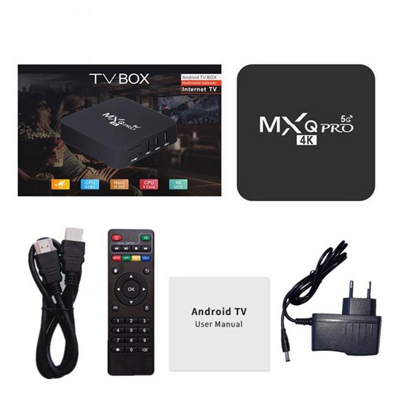 Tablette TV boîtier décodeur Amalogic S905L 4K 1 go 8 go 2.4 Wifi lecteur multimédia intelligent Android 11 MXQ Pro