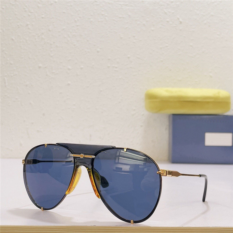 New fashion design sunglasses 0740S rimless pilot lens metal frame simple and popular style versatile outdoor uv400 protection eyeglasses