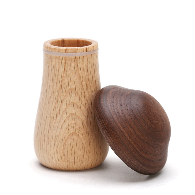 Fumer Bois Naturel Herbe Sèche Tabac Champignon Style Joint Boîte De Rangement Couverture Portable Spice Miller En Bois Cachette Bouteille Pots Porte-Cigarette Conteneur DHL