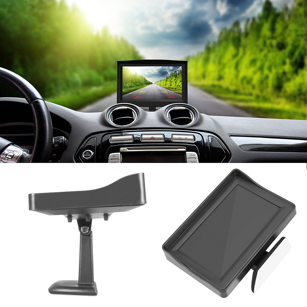 Caméra de recul pour voiture, grand degré, écran couleur LCD TFT 4.3 pouces, étanche, Vision nocturne, caméra de recul