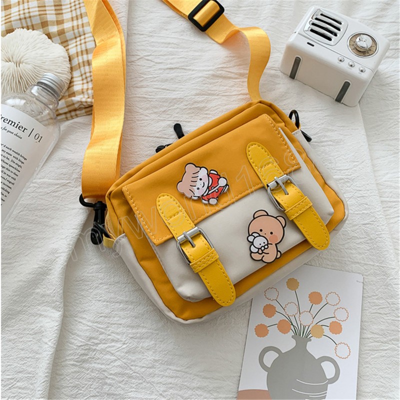 Süße Schulter-Crossbody-Taschen Frauen Kawaii Harajuku All-Match-Studenten lässig weibliche Handtaschen Mädchen Messenger Tasche