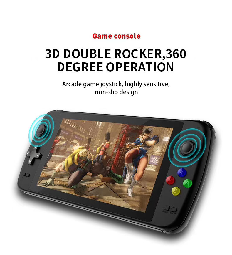 Portable Game Players PS7000 Video Console 7 Inch QuadCore HD LCD Screen 4000 s Retro Handheld Player 221107