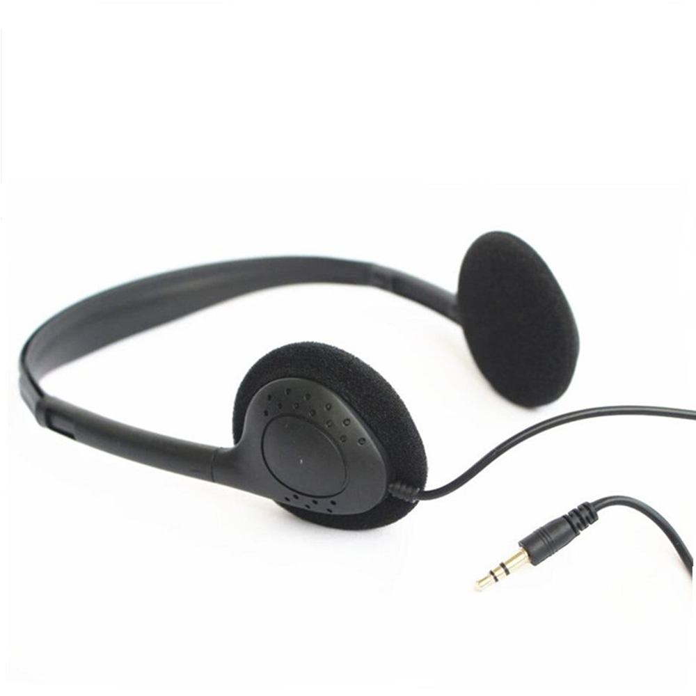 3.5mm Low Cost Stereo Disposable Headsets Bulk Classroom Headphones For