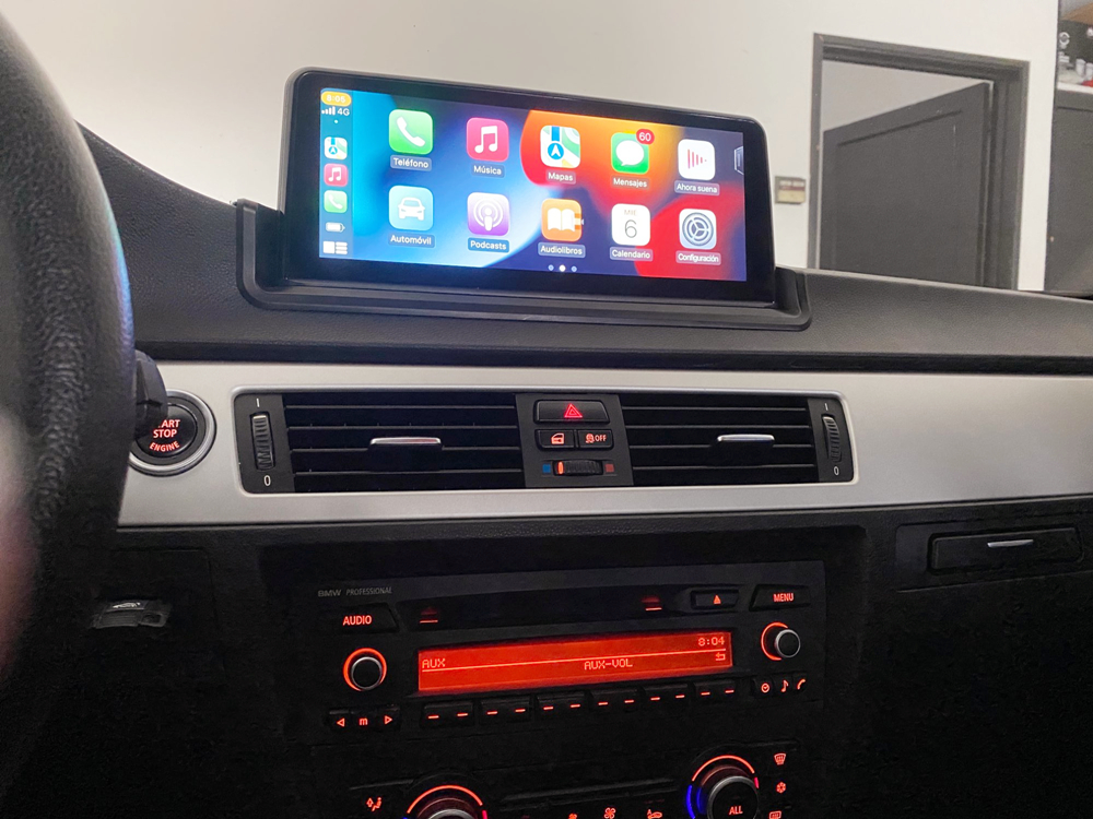 Reproductor de DVD para coche Android 12 de 10,25 pulgadas para 3 Series E90 E91 E92 E93 2006-2012 WIFI 4G SIM Carplay Bluetooth IPS pantalla de visualización 8 gb rom Navegación GPS Estéreo multimedia