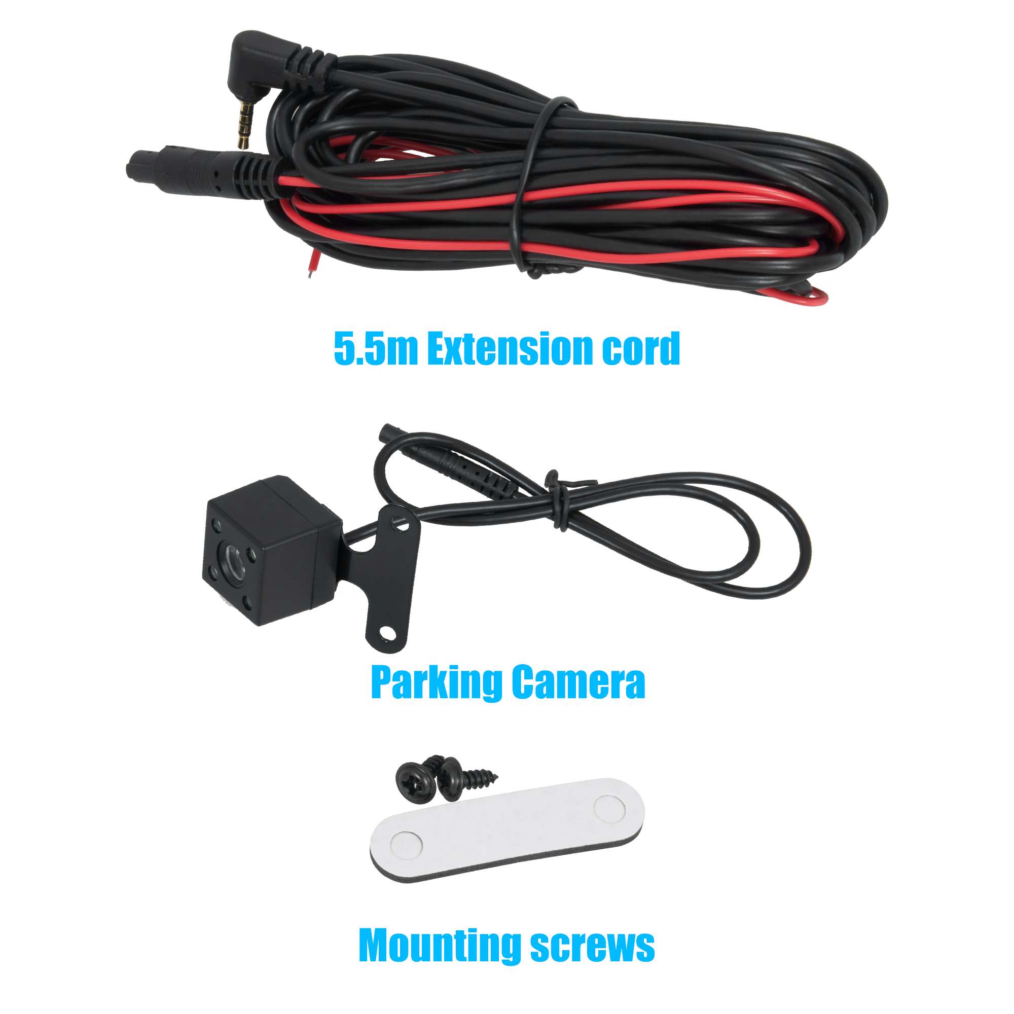 Xinmy 5 pin HD Câmera traseira de vista reversa 4led Vision Video Câmera de vídeo de 170 graus Câmera de estacionamento para acessórios de carro