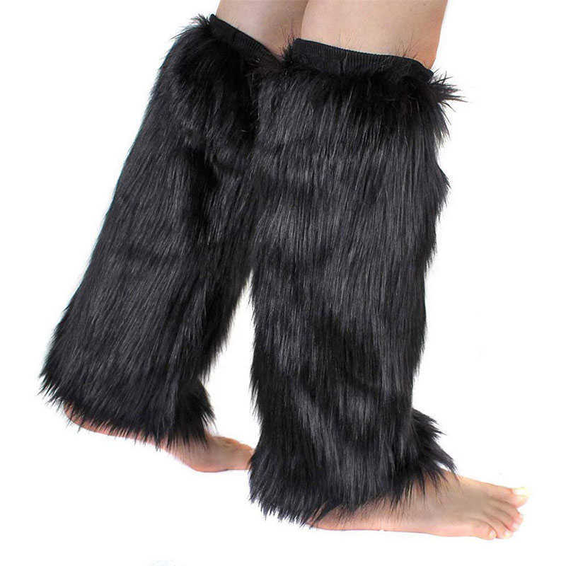 Skarpetki Zamorowanie Kobiety Faux Fur Noce Ogrzewacze Kobiety Fall Socks Jk Buty Stocking Girl