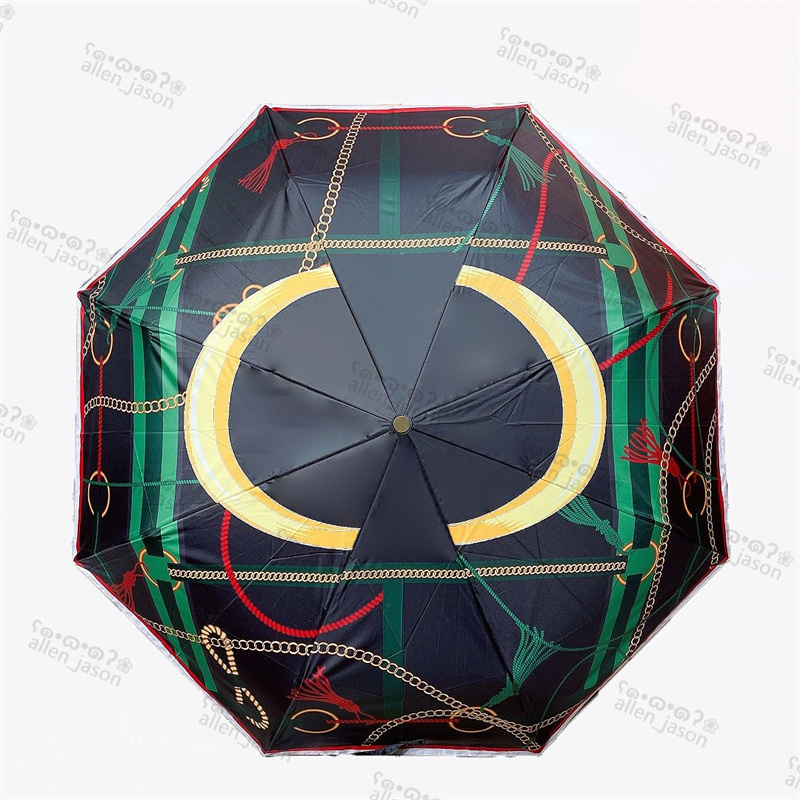 Personality Flowers Sun Umbrellas Hipster Automatic Designer Luxury Umbrellas High Quality Outdoor Travel Multifunction Windproof Rainy Umbrellas