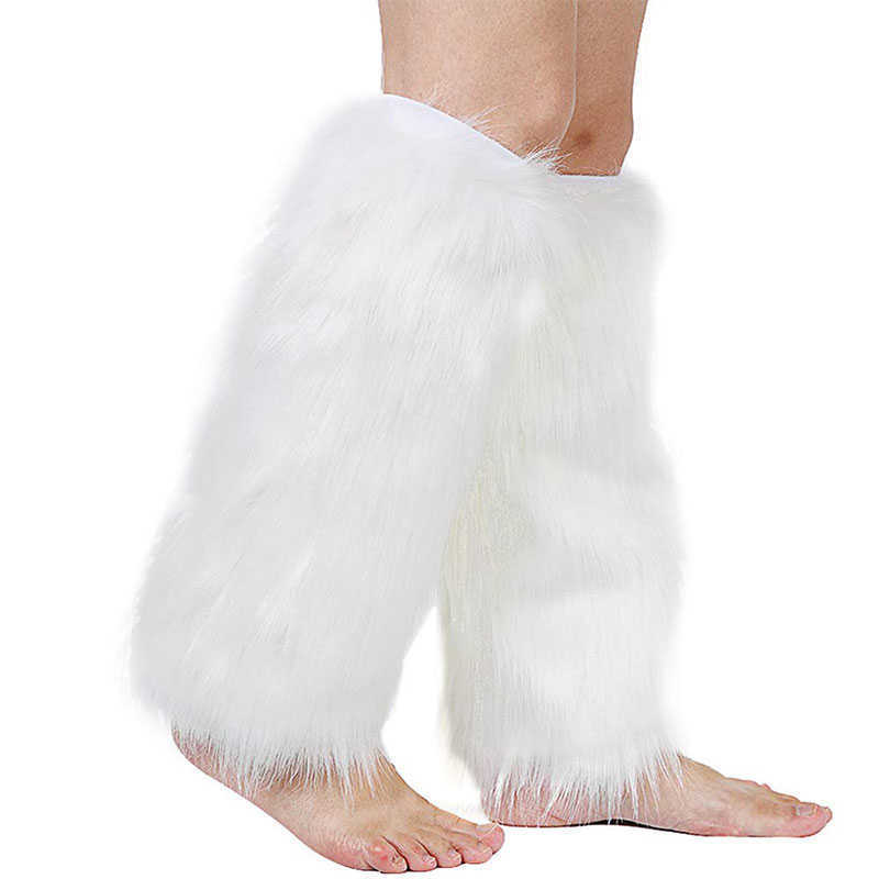 Skarpetki Zamorowanie Kobiety Faux Fur Noce Ogrzewacze Kobiety Fall Socks Jk Buty Stocking Girl