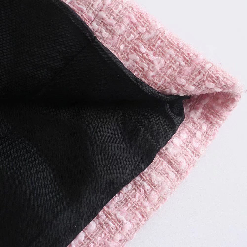 Женские костюмы Blazers Diyig Woman Fall Women Wears European и American Style Pink Stitching Slim Fit All-Match Jupt 221107