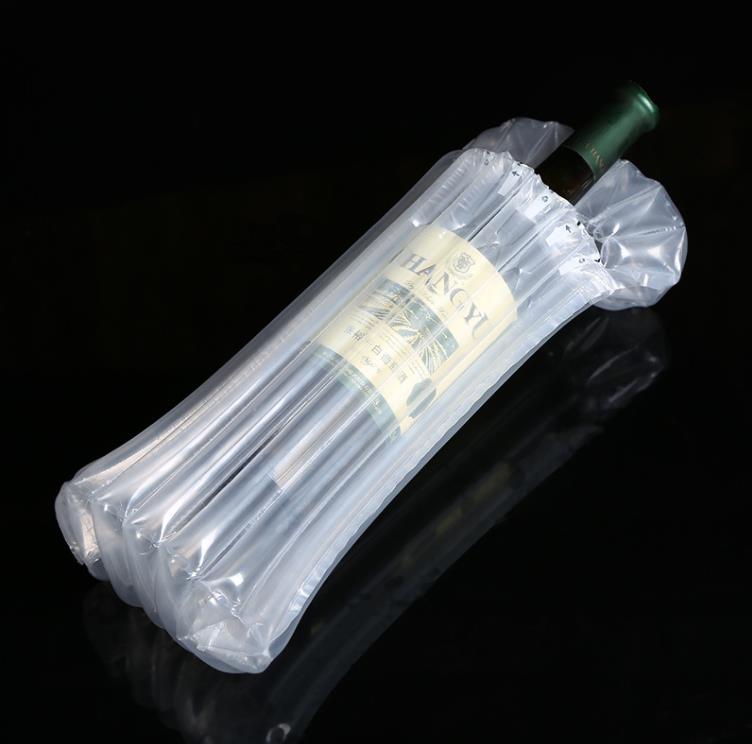 PE Bag 32x8cm Luft Dunnage Bag-Air Filled Protective Wine Bottle Wrap Uppblåsbar luftkudde kolonn Wrap Bags SN142