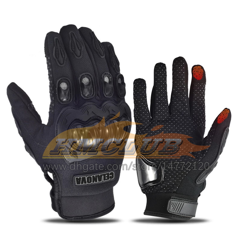 Gants de moto ST18 pour hommes, doigt complet croisé pour écran tactile extérieur, gants de moto tout-terrain, vélo de montagne, moto électrique