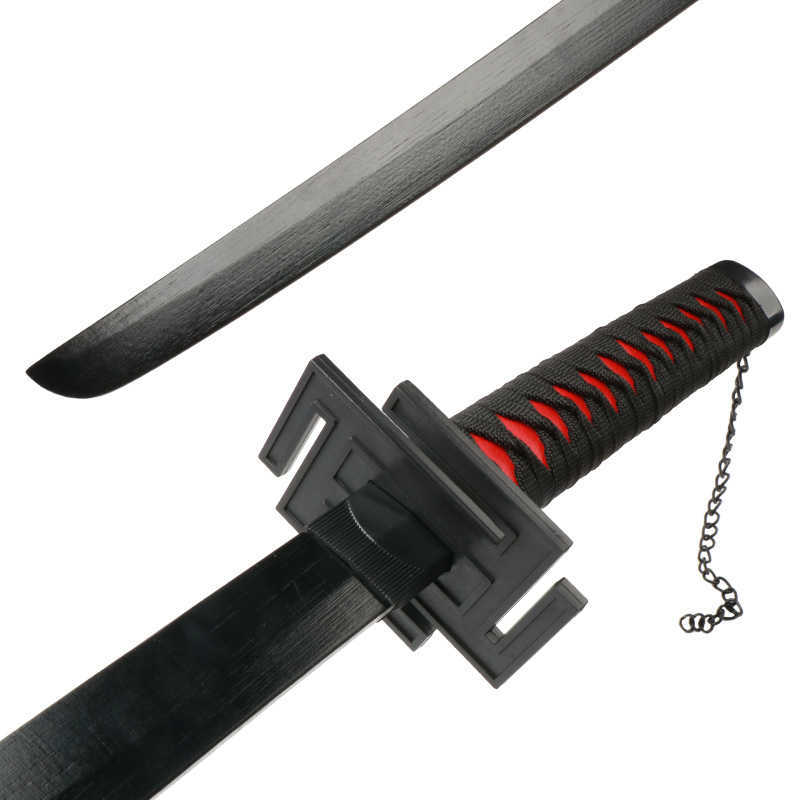 Cartoon Figures 80CM Swords Miecz dzieci Młodzieżowa zabawka Katana Bleach Ichigo Kurosaki Zangetsu Sword T2211082130139