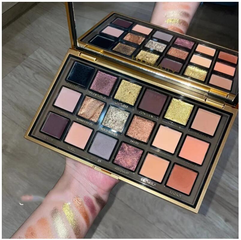 Face Beauty 18 Shades New Nude Eye Shadow och Beauty Empowered Eyeshadow Palette