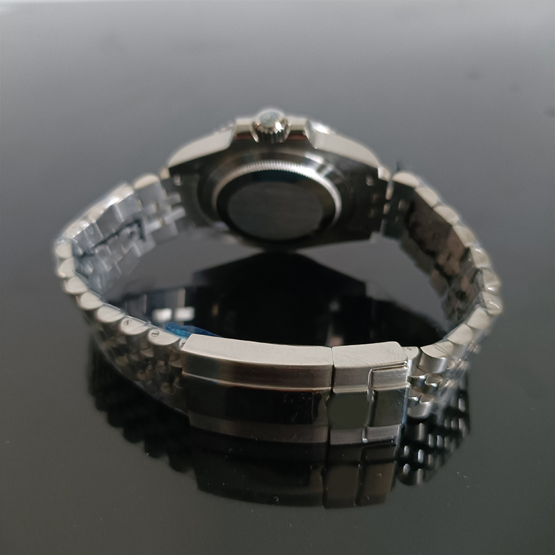 Męski zegarek lewa ręka ceramiczna 40 mm Automatyczna tablica 904L Stal nierdzewna automatyczna kalendarz Sapphire Mirror Classic Luminous283L