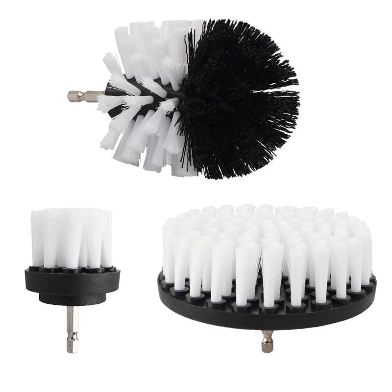 2/3,5/4/5 pouces perceuse électrique brosse ensemble de fixation brosses de récurage électrique voiture polisseuse salle de bain kit de nettoyage avec rallonge cuisine outils de nettoyage