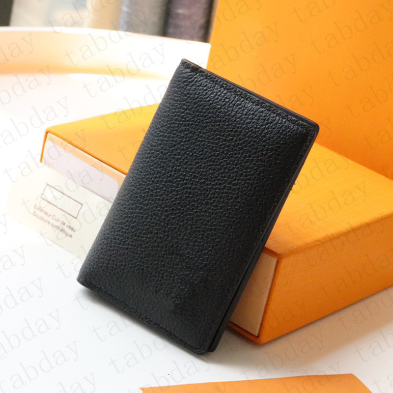 Tasarımcı Orijinal Deri Erkek Kart Sahipleri Kadın Unisex Pocket Moda Mini Kredi Kart Tutucu Çanta Klasik Para Çanta Cüzdan
