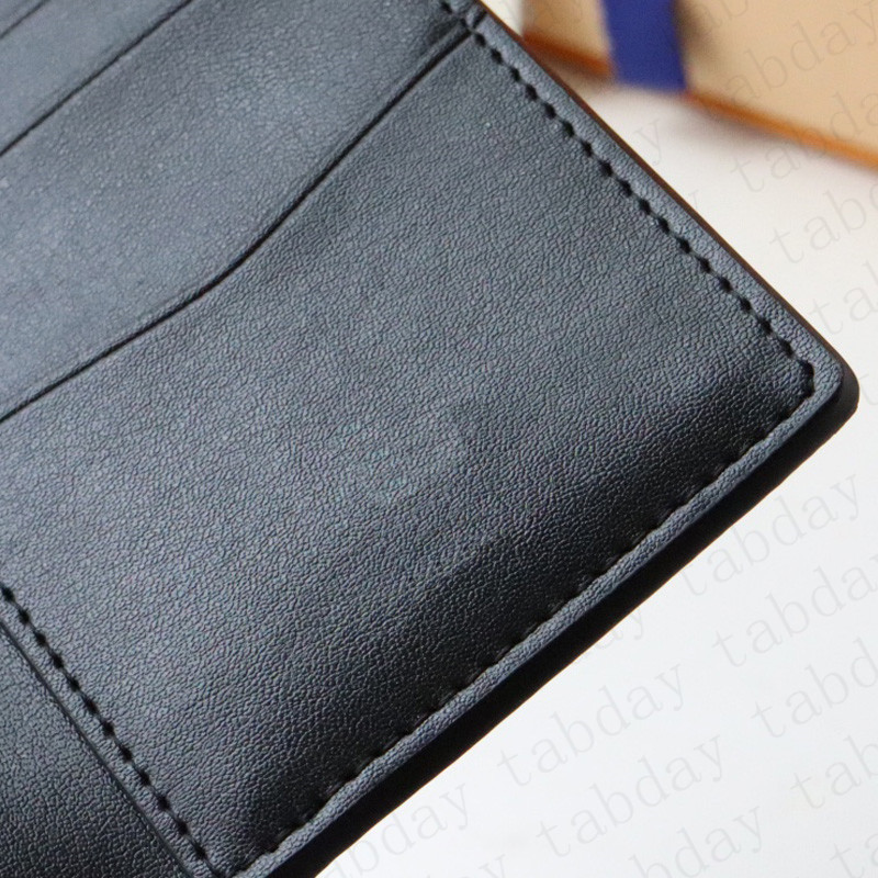 Designer Genuine Leather Mens Card Holders Women Unisex Pocket Fashion Mini Credit Card Holder Bag Classic Coin Purse Wallet