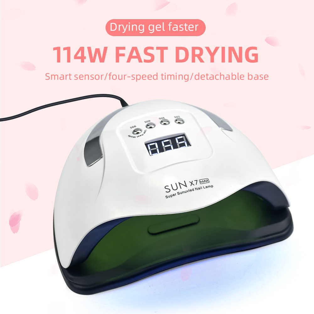 ネイルドライヤー114907236W UV LEDランプ高電力S FOR GEL POLISH DRYER AUTO SENSOR SUN LEDライトアートマニキュアツール221107