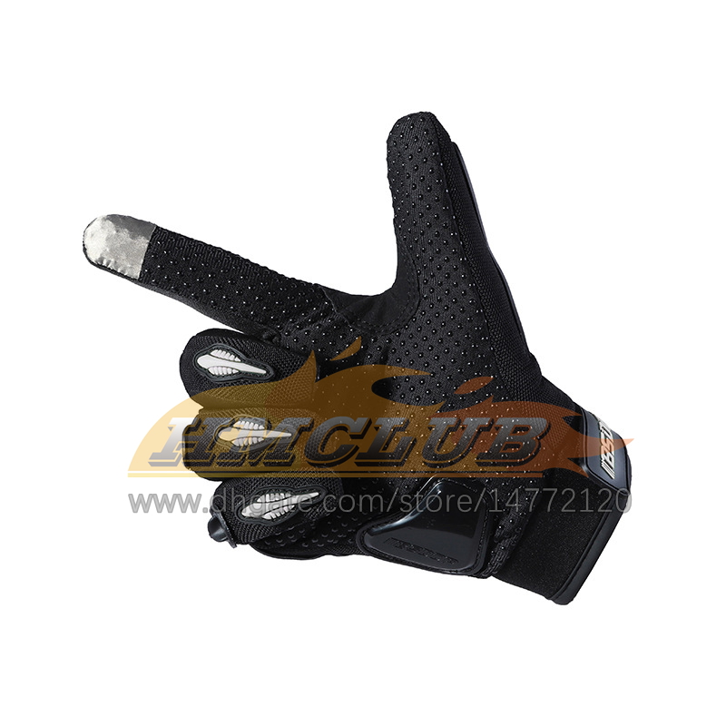 Guanti da moto ST3 Guanti da corsa traspiranti con dita intere Protezione gli sport all'aria aperta Guanti da cross Dirt Bike Guanti Moto