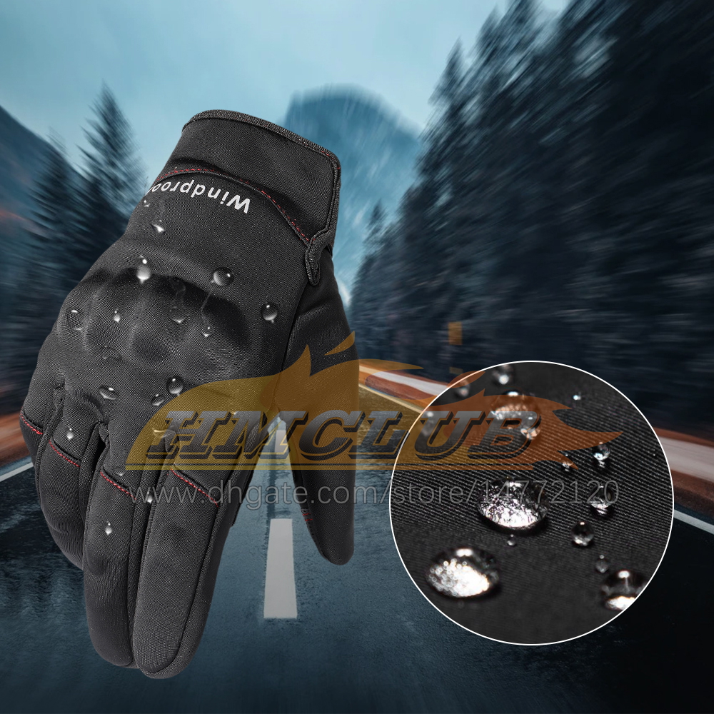 ST16 Touchscreen Motorradhandschuhe Moto Motocross Winter Wärme Nicht-Rutsch-Motorrad Reitbiker Windproof Schutzausrüstung Männer Frauen Frauen