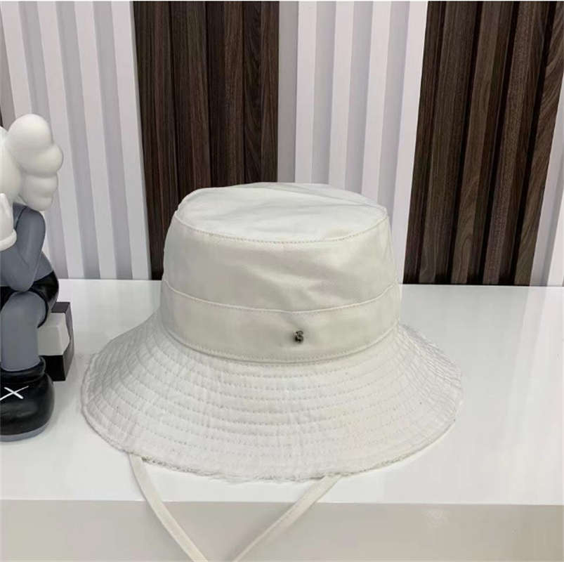 NWE Bucket Hat Luxurys Men Fedora dames cap mode gierige rand hoeden print patroon ademende gemonteerde strandkappen visser emmers sunhat met letters optioneel