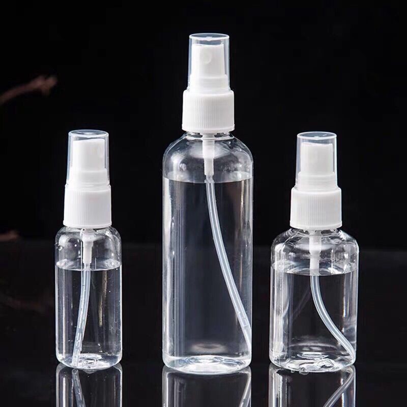 20/30/50/100ml Refillable Bottles Empty Spray Bottle Transparent Plastic Perfume Bottle Mini Cosmetic Atomizer for Travel