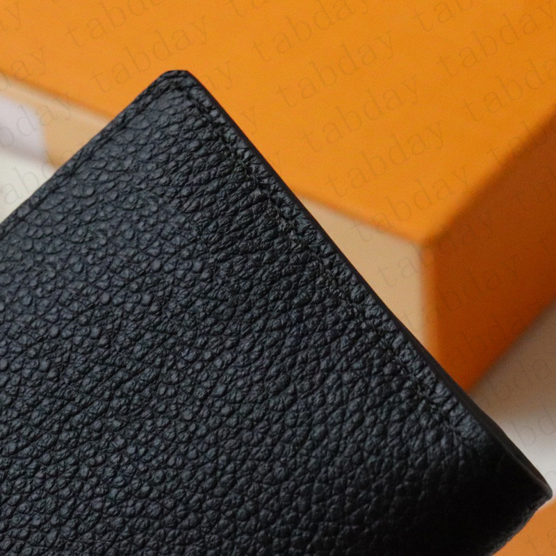 Дизайнерские подлинные кожаные мужские держатели карт женщин унисекс карманная мода мини -держатель кредитных карт сумка классический кошелек монет кошелек