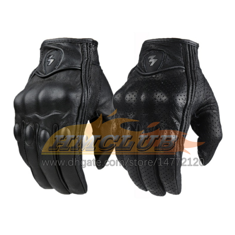 Luvas de motocicletas St11 homens mulheres moto couro de carbono luvas de inverno Motorbike Motorcross ATV Motor Novo