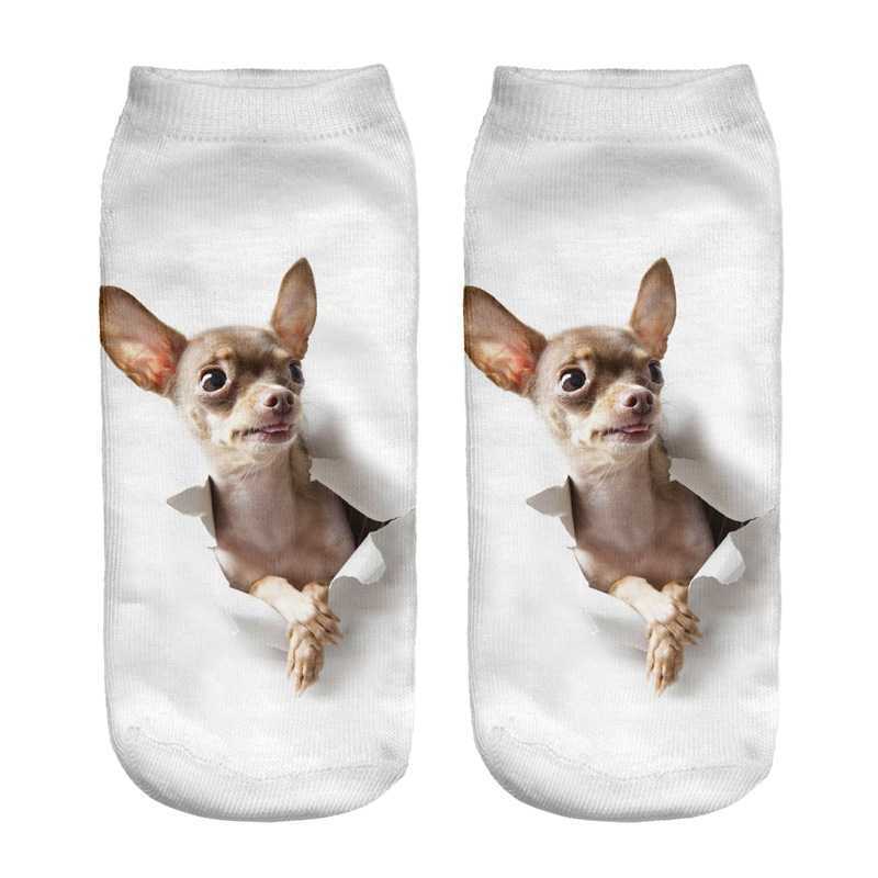 Socken Strumpfwaren DeanFire Schöne Sublimation Frauen Söckchen Kaktus Katzen GIRAFFE 3D Cartoon Print Baumwolle Kurze Socken für Mädchen Damen T221102