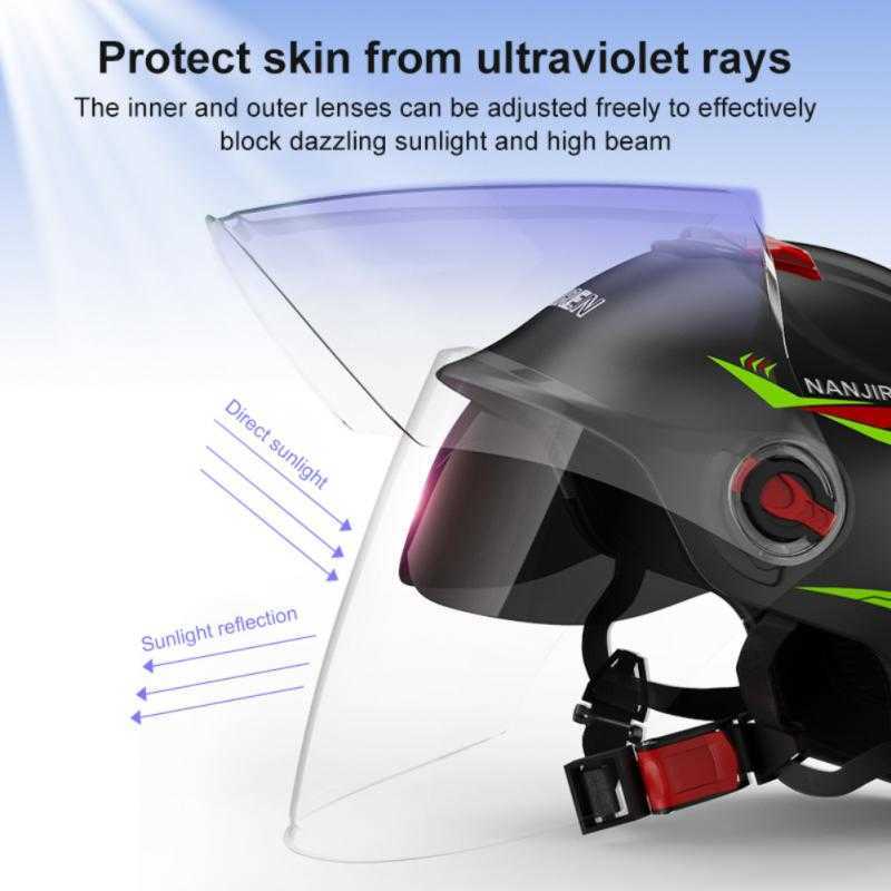 サイクリングヘルメット高解像度レンズ安全性ハーフヘルメットヘルメット風力発電雨プルーフ電気自転車快適なユニバーサルT221107