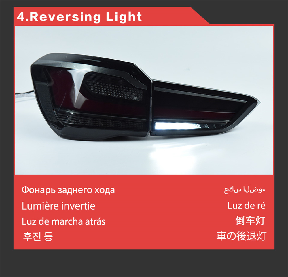 Auto Rücklicht LED Hinten Lampe Montage Für BMW X1 F48 F49 Hinten Lichter Bremse Lauf Nebel Beleuchtung Zubehör