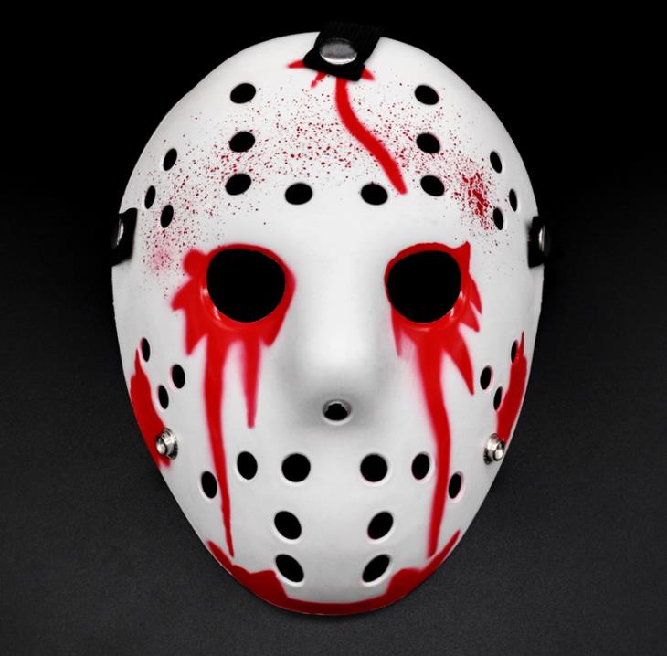 Masquerade Parti Maskeleri Jason Voorhees Mask Cuma 13. Korku Filmi Hokey Maskesi Korkunç Cadılar Bayramı Kostüm Cosplay Plastik SN131