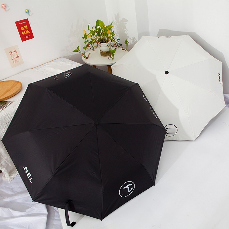 Diseñador paraguas paraguas soleadas fragrantes plegables paraguas para paraguas black gegmue ultraviolet a prueba de madera de madera