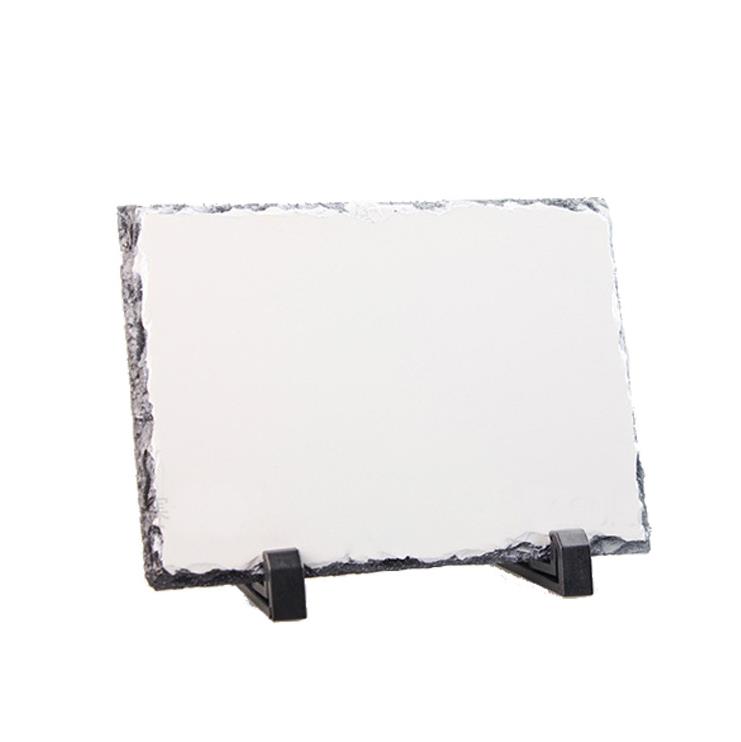 sublimation Blank photo slate rock plaque Heat Transfer Picture Frame Blanks SN4744